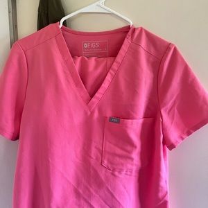 Figs Scrubs Bright Pink